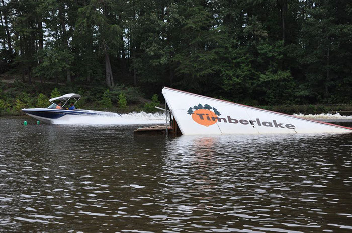 Timberlake water ski jump ramp